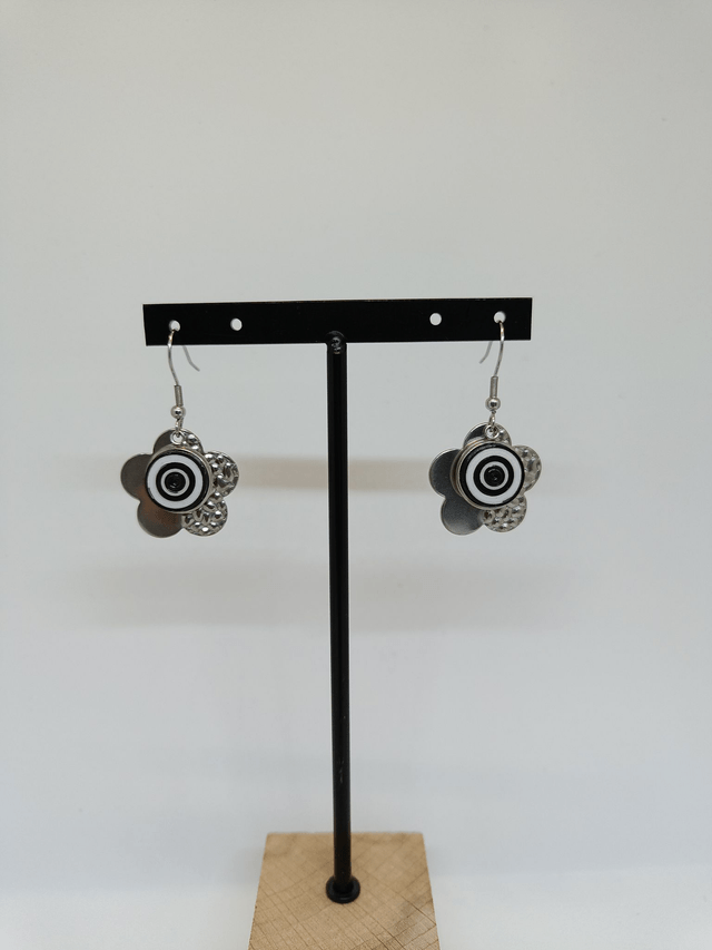 Boucles d'oreilles Fleurs Abeille