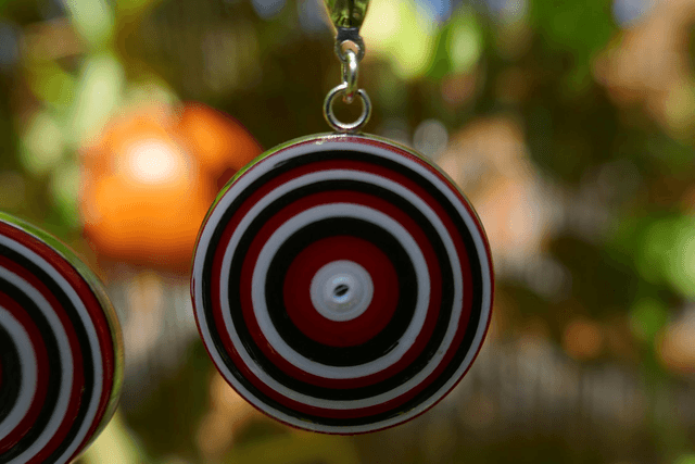 boucles d'oreilles "Pépite" fait main en acier inoxydable et papier quilling