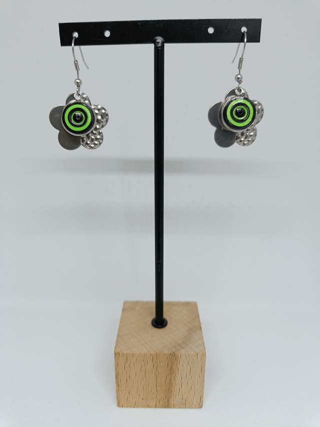Boucles d'oreilles Fleurs Abeille